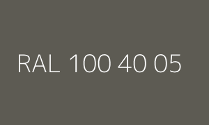 Szín RAL 100 40 05