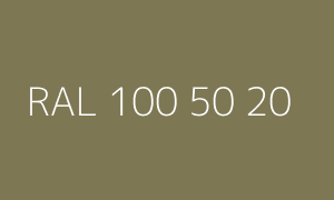 Szín RAL 100 50 20