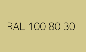 Szín RAL 100 80 30