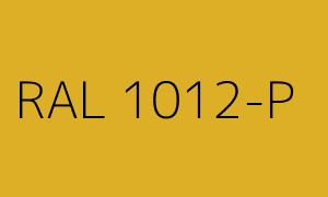 Szín RAL 1012-P