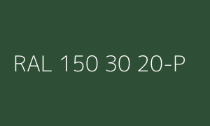 Szín RAL 150 30 20-P