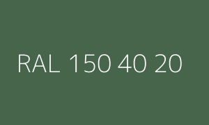 Szín RAL 150 40 20