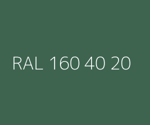 Szín RAL 160 40 20 
