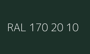 Szín RAL 170 20 10