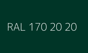 Szín RAL 170 20 20