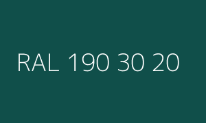 Szín RAL 190 30 20