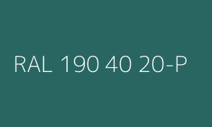 Szín RAL 190 40 20-P