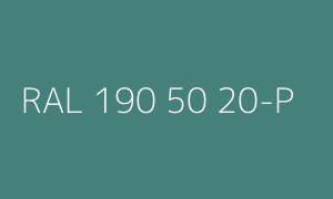 Szín RAL 190 50 20-P