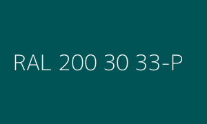 Szín RAL 200 30 33-P