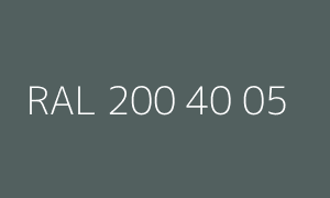 Szín RAL 200 40 05