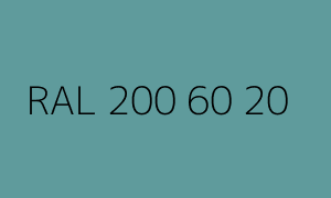 Szín RAL 200 60 20