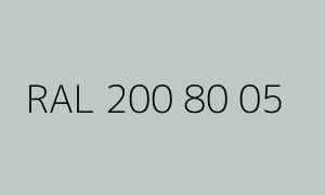 Szín RAL 200 80 05