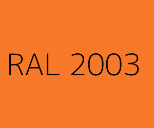 Szín RAL 2003 PASTEL ORANGE