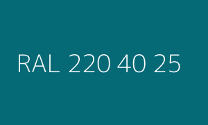 Szín RAL 220 40 25