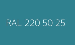 Szín RAL 220 50 25