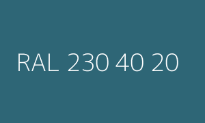 Szín RAL 230 40 20