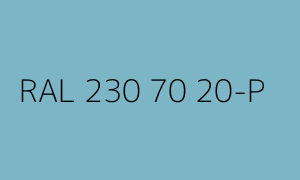 Szín RAL 230 70 20-P