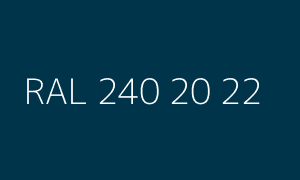 Szín RAL 240 20 22