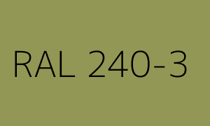 Szín RAL 240-3
