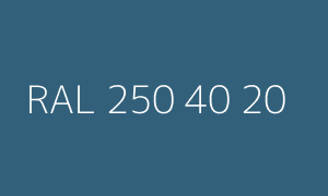 Szín RAL 250 40 20