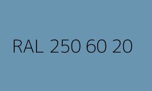 Szín RAL 250 60 20