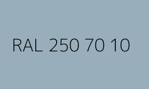 Szín RAL 250 70 10
