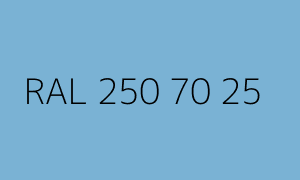 Szín RAL 250 70 25
