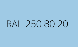 Szín RAL 250 80 20