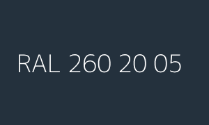 Szín RAL 260 20 05