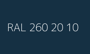 Szín RAL 260 20 10