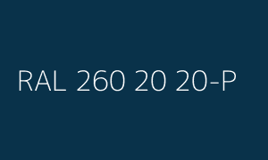 Szín RAL 260 20 20-P