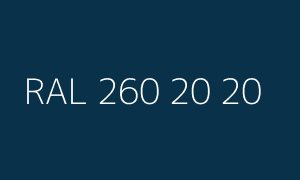 Szín RAL 260 20 20