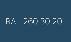 Szín RAL 260 30 20