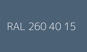 Szín RAL 260 40 15