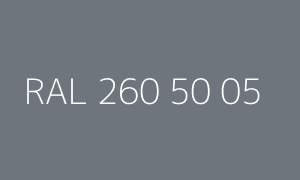 Szín RAL 260 50 05