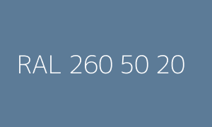 Szín RAL 260 50 20