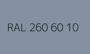 Szín RAL 260 60 10