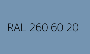 Szín RAL 260 60 20