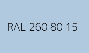 Szín RAL 260 80 15