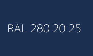 Szín RAL 280 20 25