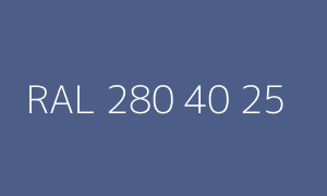 Szín RAL 280 40 25