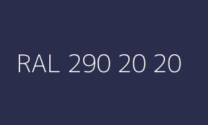 Szín RAL 290 20 20