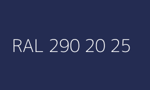 Szín RAL 290 20 25