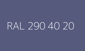 Szín RAL 290 40 20