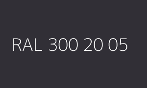 Szín RAL 300 20 05