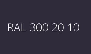 Szín RAL 300 20 10