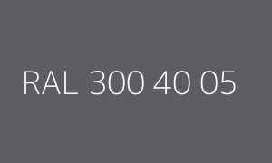 Szín RAL 300 40 05