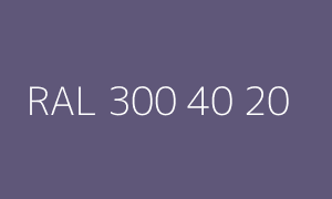 Szín RAL 300 40 20