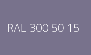 Szín RAL 300 50 15