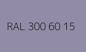 Szín RAL 300 60 15